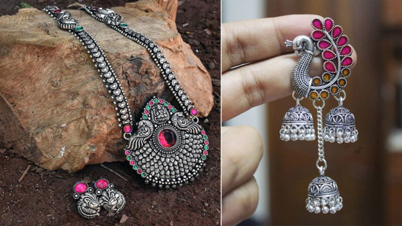 Stylish metal jewelry for women